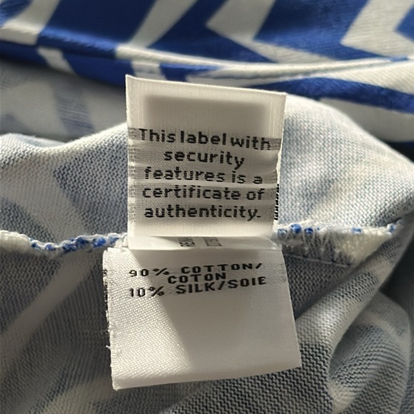 DIANE VON FURSTENBERG || Reina Chevron Printed Dress. Sz. 8 - Picture 11 of 15